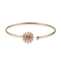 Bracelet Damiani Woman Margherita in Rose Gold Diamante Brown 0.36 Ct 20076570 - 20076570